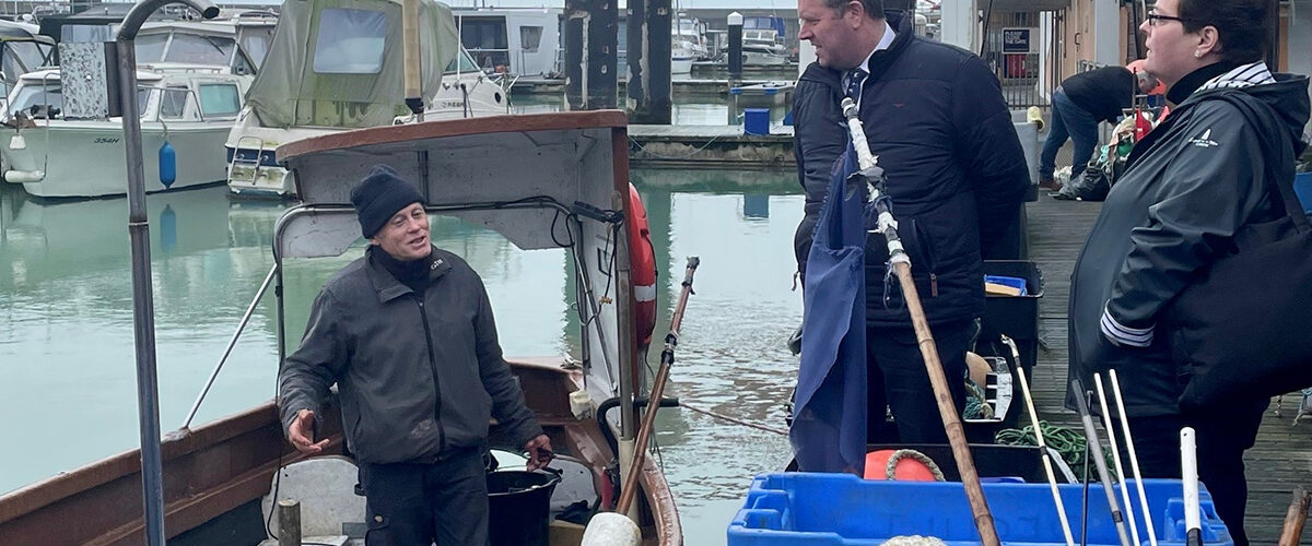 Minister’s visit could spark revival of Channel sprat fishery