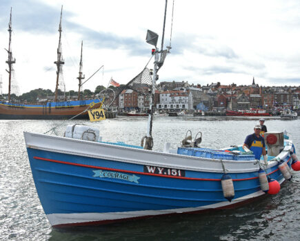 Whitby netsman continues traditional way of life on Courage