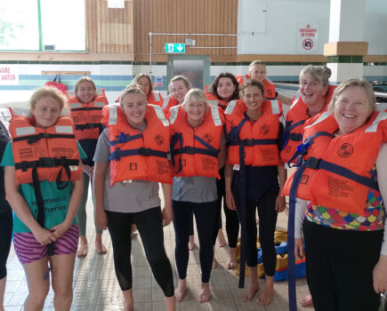 First women-only sea survival course makes a splash