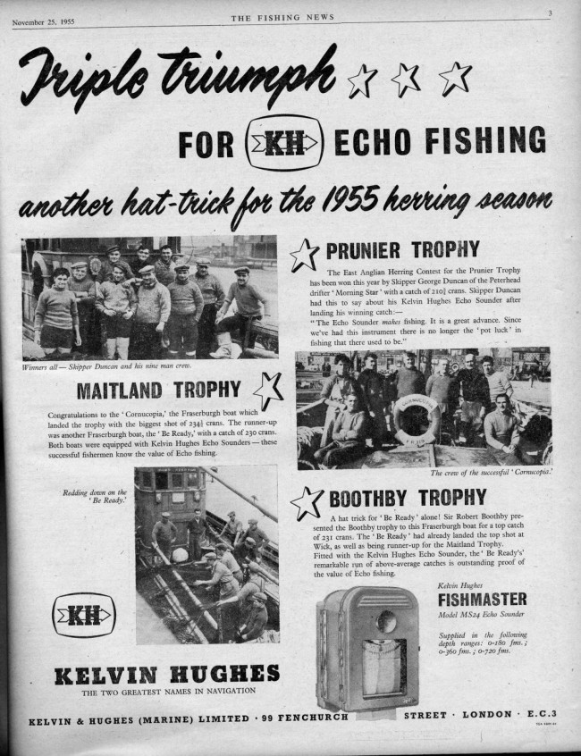 Commercial fishing: looking back to 1955