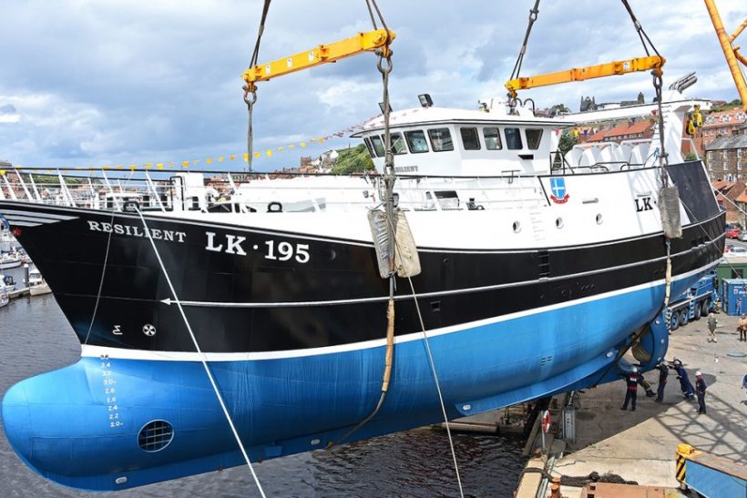 Whalsay Resilient launched at Whitby