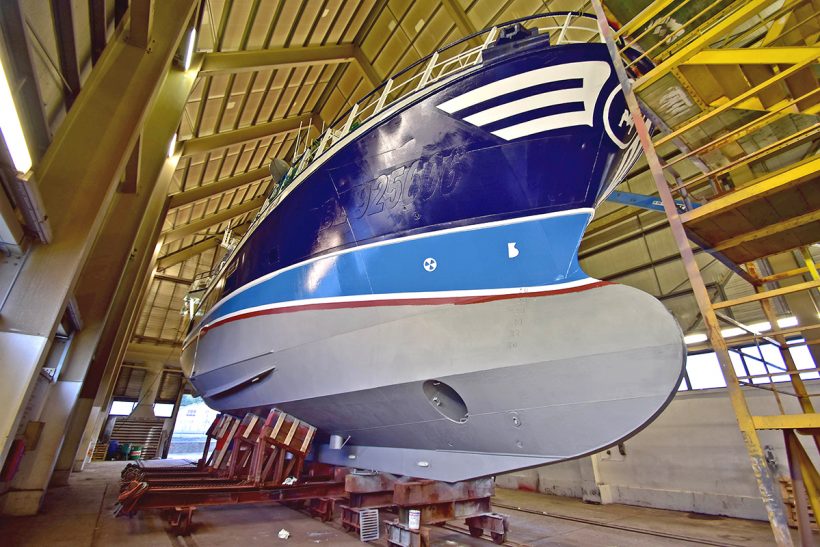 Record year for Department of Marine’s synchrolift and Mooney Boat Ltd’s travel hoist