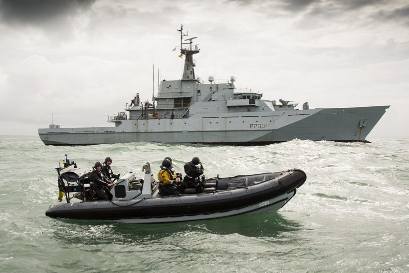 On patrol with the Royal Navy’s fisheries protection squadron