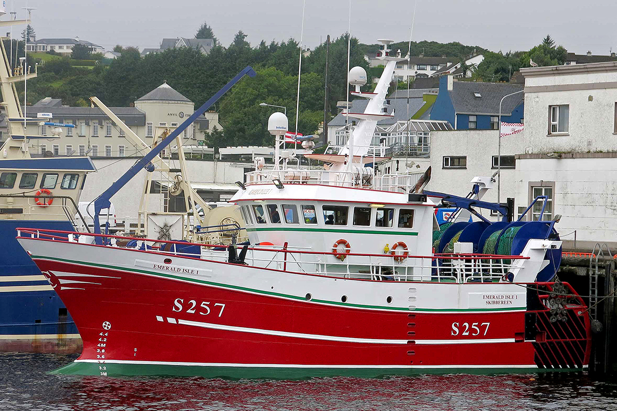 Ship EMERALD SHORE (Fishing) Registered in Ireland - Vessel