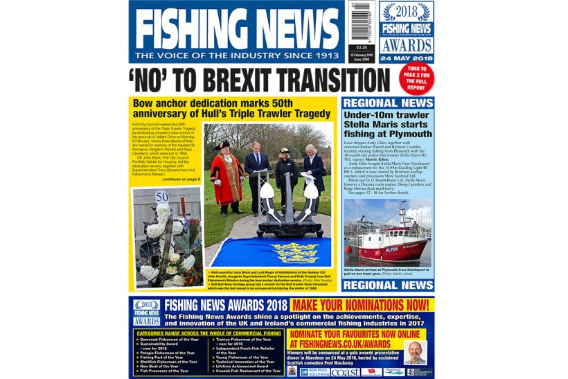 New issue: Fishing News 15.02.18