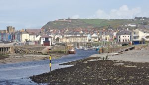 The tidal harbour at Aberystwyth has access for about half the tide.