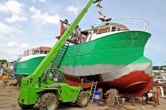 Roger Klyne’s under-10m and under-12m twin-rig trawlers are scheduled for completion before the cuttlefish season.