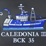 Profiles of Caledonia III are embroidered on the headrests of the NorSap skipper’s seats.