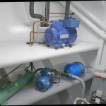 19. Alpino fishroom refrigeration equipment installed in the engineroom.