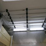 24. Stainless steel fishroom refrigeration pipework on the fishroom deckhead.