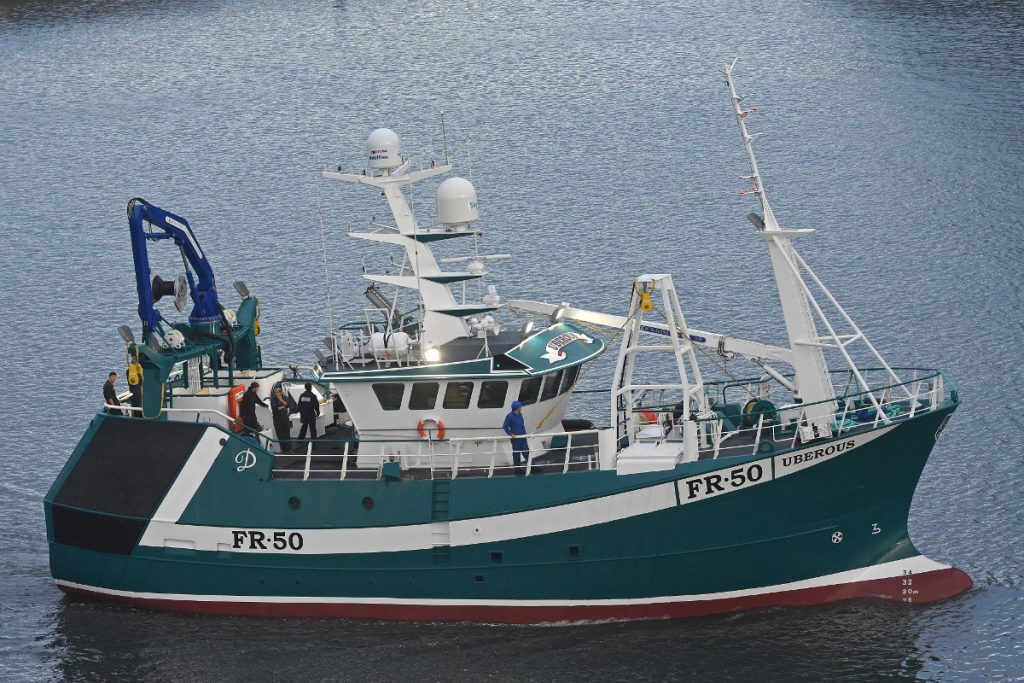 uberous - whitby-built 24m twin-rig trawler joins