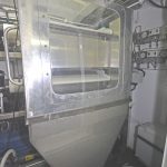 Two Buus 4.5t flake ice machines are situated in a room on the main deck, housing the refrigeration plant…