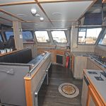… installed in the superbly finished wheelhouse.