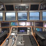 An alarm monitoring and control system custom-built by Marble Automation of Urk is located on the central console between the NorSap skipper’s seats.