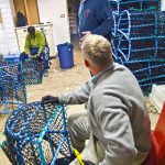 Lobster pots are being made at Monteum’s yard in Shoreham by inmates from local prisons. One man has now joined the business full-time after being released.