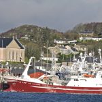 Girl Stephanie berthed at Killybegs, following a stormy delivery passage from Denmark.