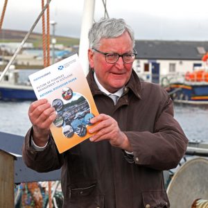 Scottish fisheries minister Fergus Ewing launched the national discussion paper in Orkney last week. (Photo: Tom O’Brien)