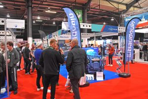 Well-populated – a typically busy scene at the biggest expo held in Aberdeen.