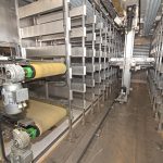 Master cartons of frozen fillets are collected by a computer-operated system, and placed into their selected area of the ‘storage hotel’, ready to be palletised and wrapped…