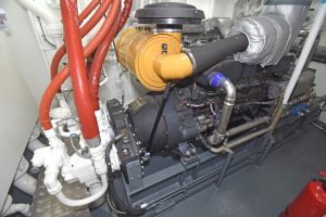 … the Mitsubishi 6D24TCE variable-speed hydraulic engine…