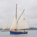 The 151-year-old wooden Boy Willie is skippered by Tim Vinnicombe, Chris Vinnicombe’s cousin. She was bought by the Vinnicombe family from the Strike family of Porthleven in 1923, who themselves bought her from Mevagissey.