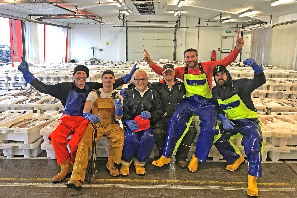 Cast of trawlermen: celebs at sea