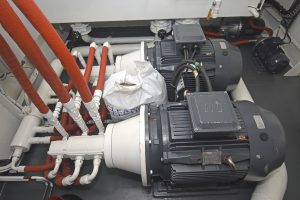 Two 45kW electric-drive pumps provide a full net-retrieve system…