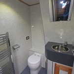 The separate WC compartment.