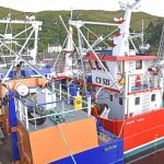 White Eagle berthed outside Silver Fern at Mallaig – the two new scallopers represent a major boost for the Western Isles.