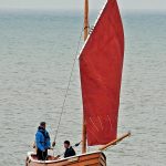Bethany of Bridlington approaching the piers after a good sail across the North Bay.