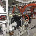Two 45kW power packs drive Carvela’s hydraulic system, which was designed by EK Marine…