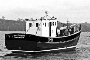 William Henry, probably the last wooden crabber for the South Devon fleet, was built at J Hinks & Son and launched in 1985.