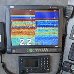 A Hondex HE1500 echosounder was supplied by Globe Marine.