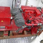 Joanna C’s existing Beta four-cylinder generator engine.