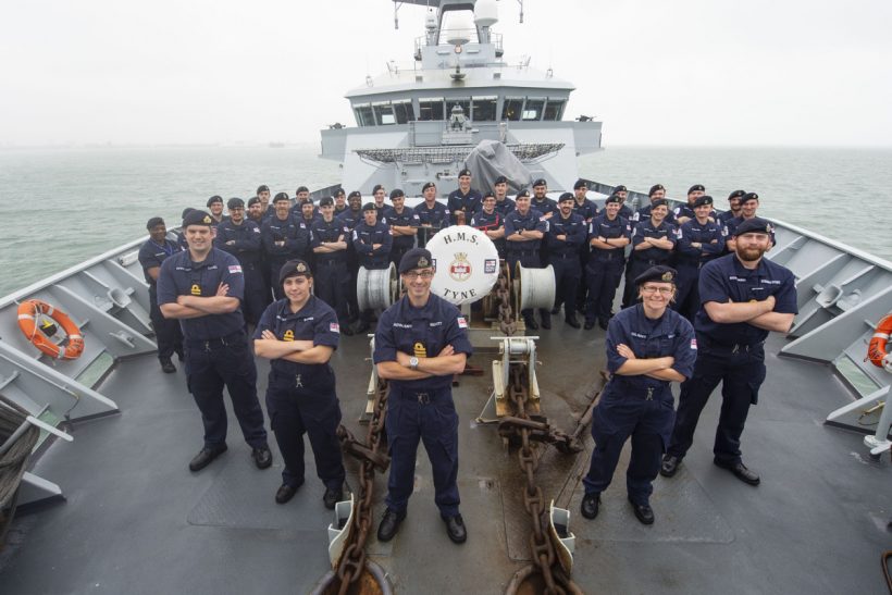 At sea with the Fishery Protection Squadron