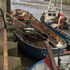The vessel was taken right back to the hull before rebuilding work began. (Photo: Lynn Shellfish)