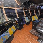 H Williamson & Sons Ltd supplied and installed the wheelhouse electronics, including a five-screen-display video wall.