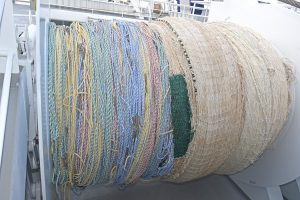 One of the two 900m herring nets that Swan Net-Gundry made for Zephyr as part of a wide selection of midwater trawls.