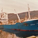 The 1980-built Zephyr at Ullapool, after being lengthened by 55ft in 1985.