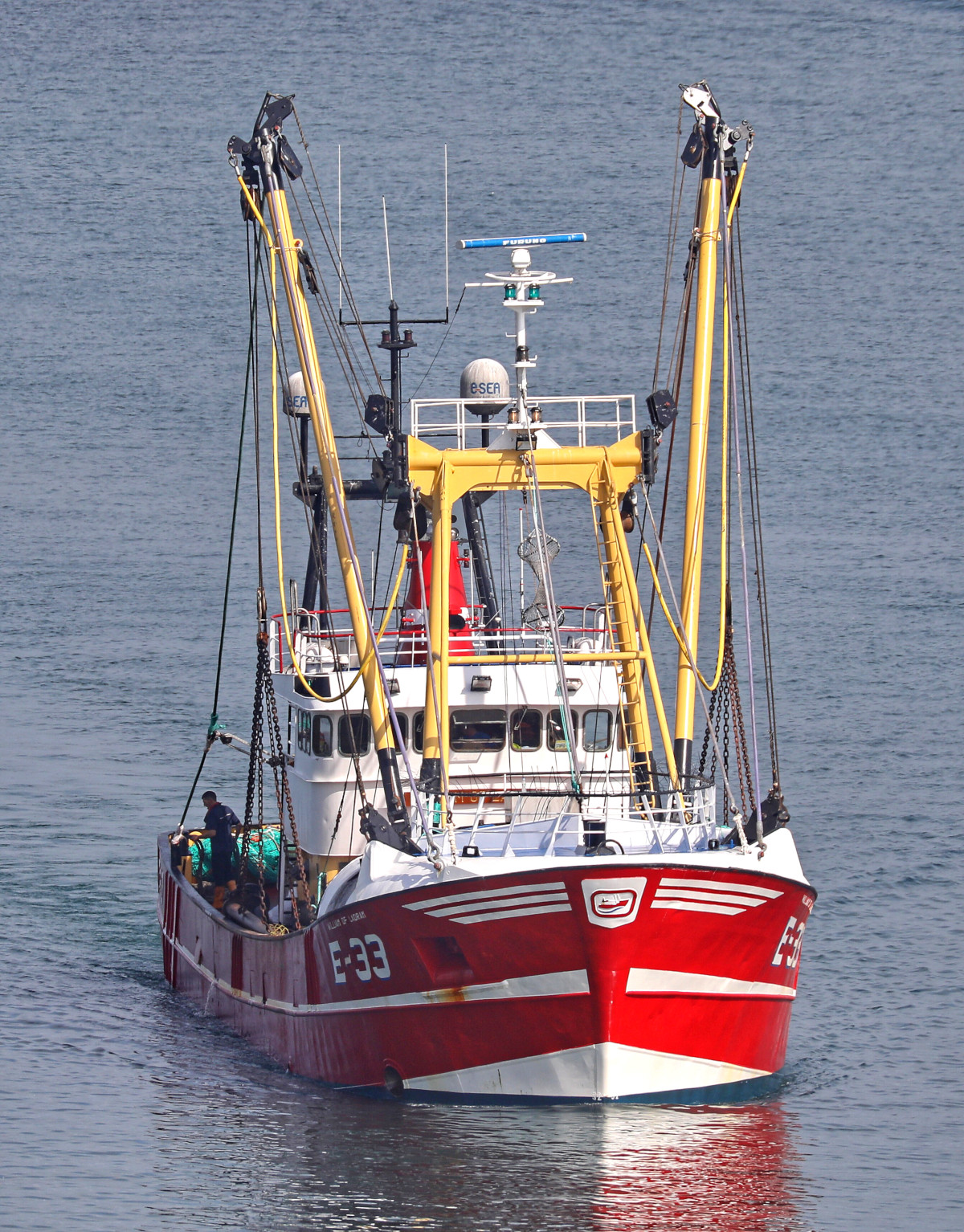 William of Ladram returning to Brixham at the end of another beam trawling trip. (Alan Letcher)