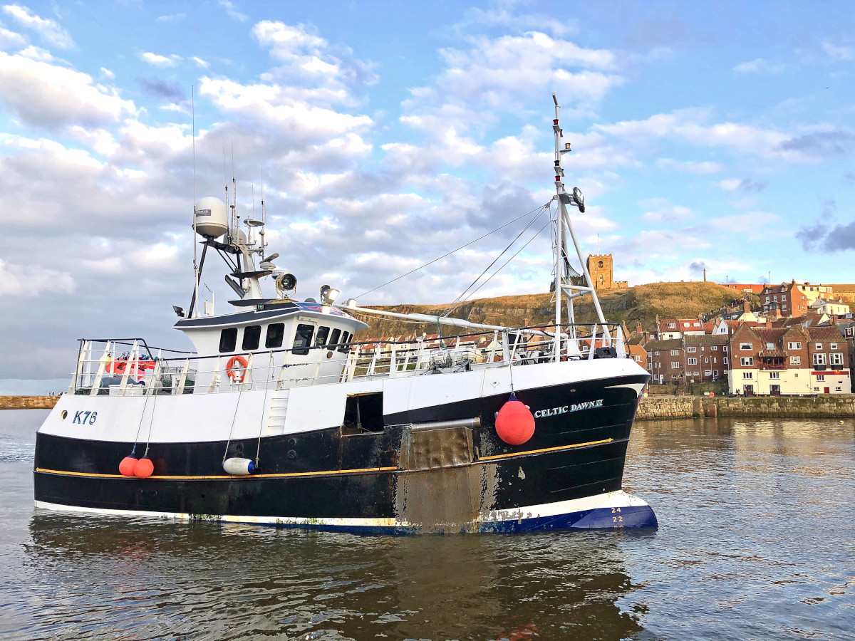 The vivier-crabber Celtic Dawn II at Whitby. (Mick Bayes)