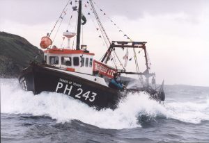 The owners of the 44ft Tardis of Yealm, which worked from Plymouth, disagreed with the drift into POs and continued to earn a living in the non-sector – but not for long. In the end they had to sell the boat, and left the fishing industry.