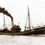 Dane H 227 was one of a new class of 140ft trawlers built in this period for Hull trawler owner Hellyer’s.