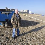 Noel Cattermole has been fishing from Sizewell beach for nearly 50 years.