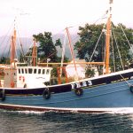 David and Alec Stevens’ grandfather Ernest Stevens took delivery of the 66ft trawler/longliner Rose of Sharon from Forbes of Sandhaven in 1969.