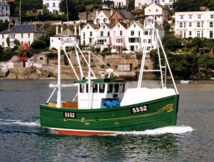 Aurora, one of the few true rule-beaters built in wood by C Toms & Son, was launched in 1998.