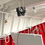 … and supplied a TMA 0.5t bait lift winch, mounted on the underside of the shelterdeck