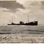 The Grimsby trawler Lord Airedale GY 910 – minesweeper no. 847 – was wrecked off Bridlington on the Yorkshire coast.