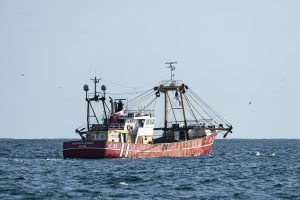 The Waterdance vessel William of Ladram begins fishing operations close to the Julie.
