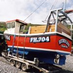 Built around 18 years ago for Helford skipper James (Bo) Bosustow, the Reuben Luke paved the way for him to buy a bigger Buccaneer, a B28, the Myghal FH 750, which was fitted out by H Baumbach & Sons.
